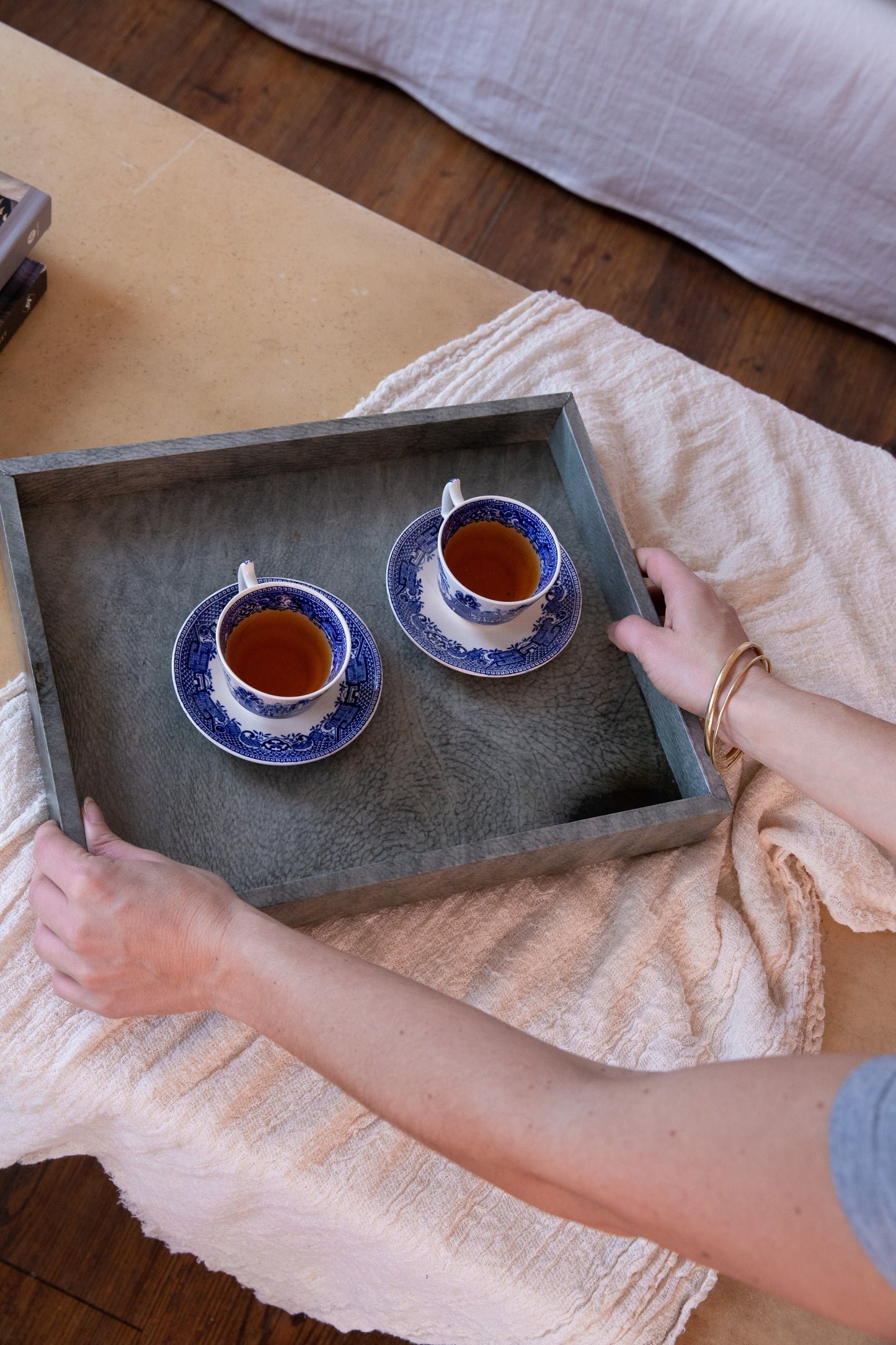 Bandeja Box en Lonja verde