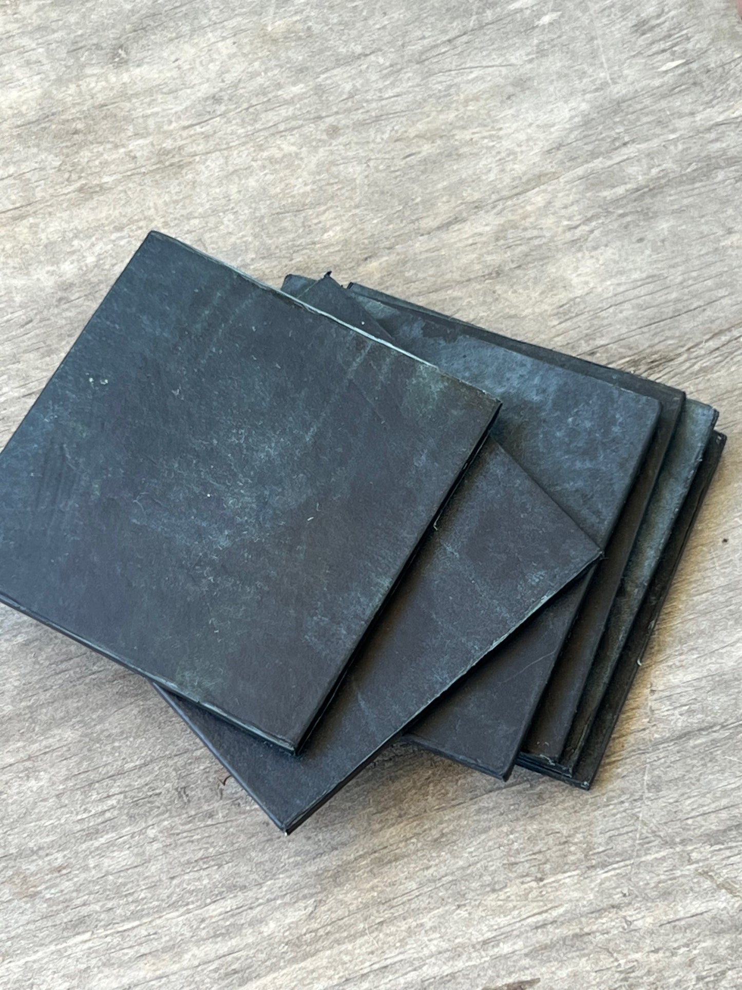 Set Posavasos Euca en lonja negra