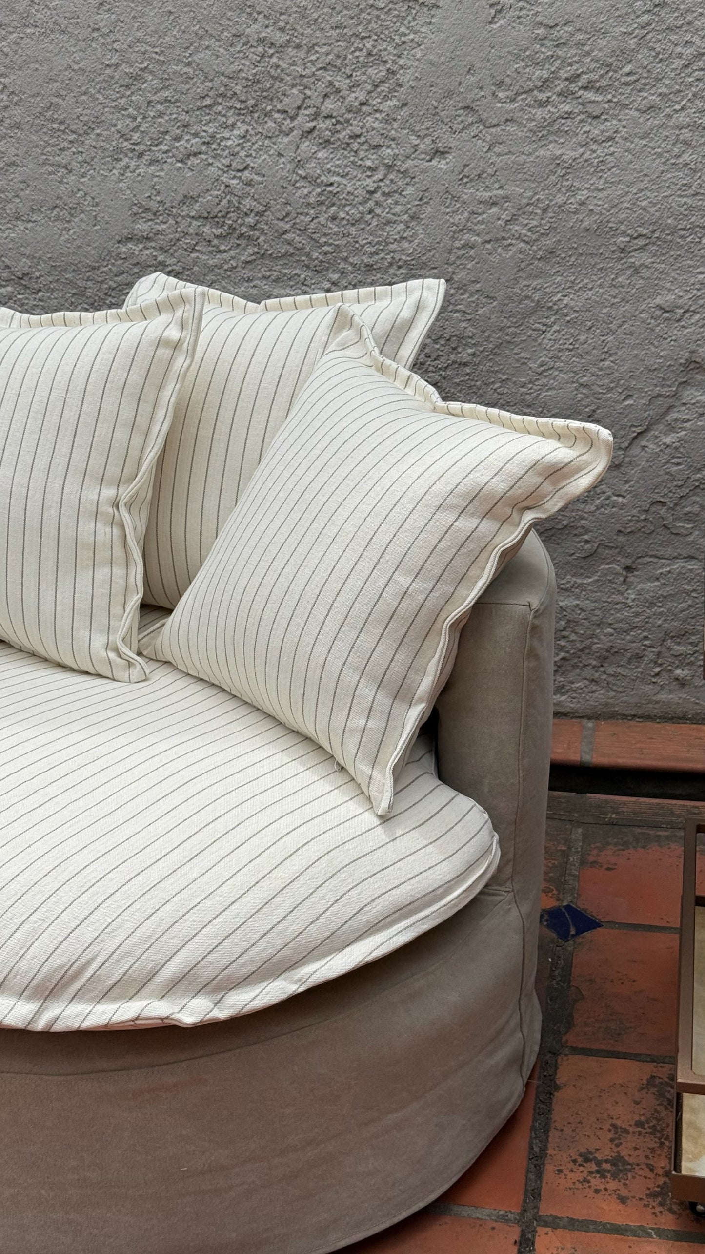 Sofá Inés 100*90 funda combinada