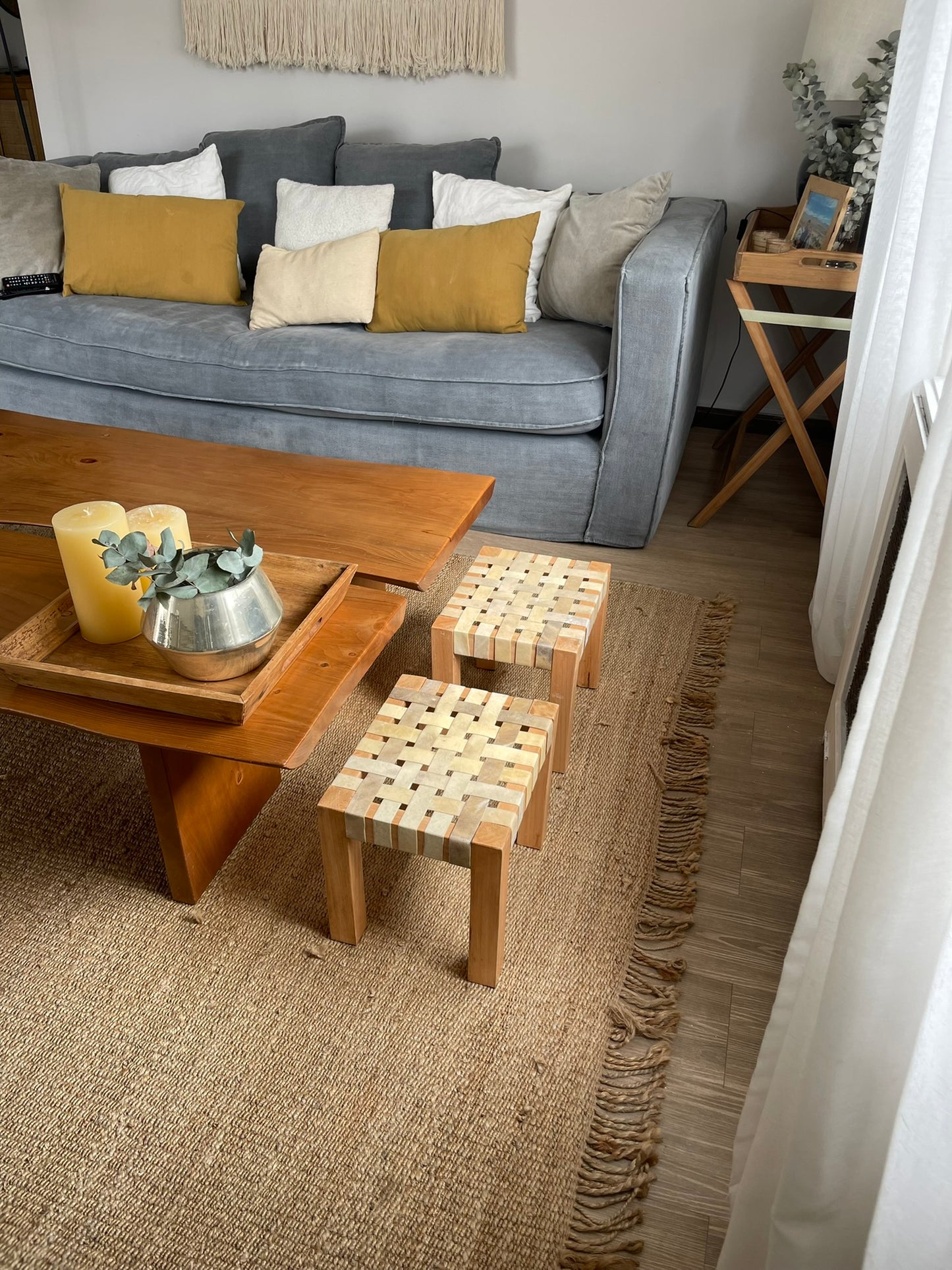 Banco Trenza en Lonja natural