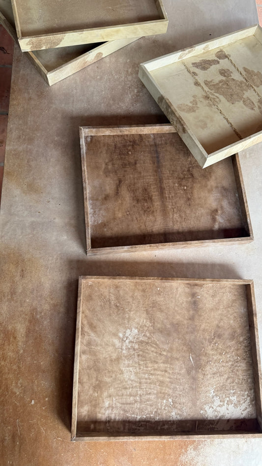 Bandeja Box en Lonja color visón