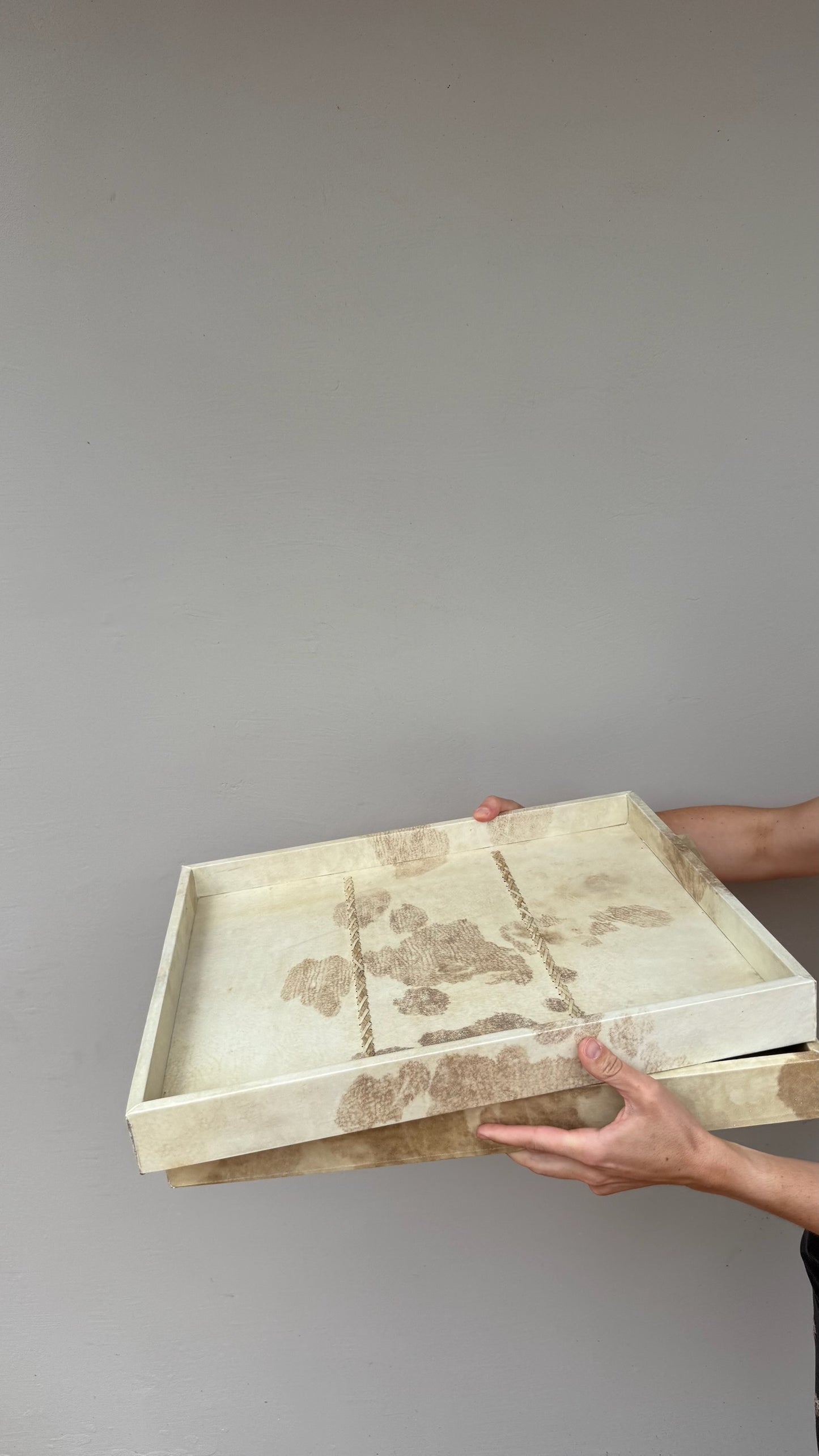 Bandeja Box Estribo en Lonja natural