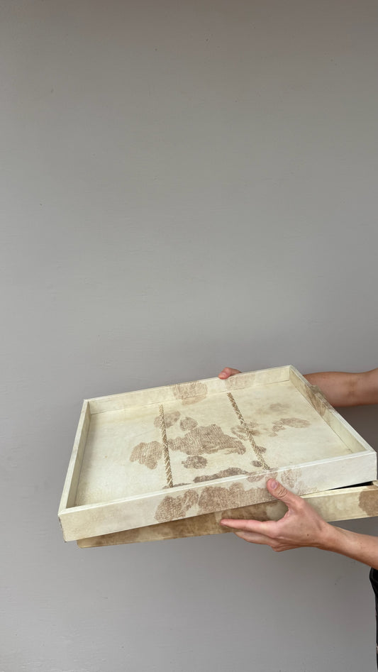 Bandeja Box Estribo en Lonja natural