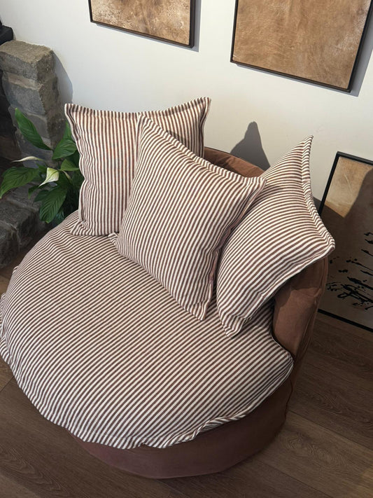 Sofá Inés 100*90 funda combinada