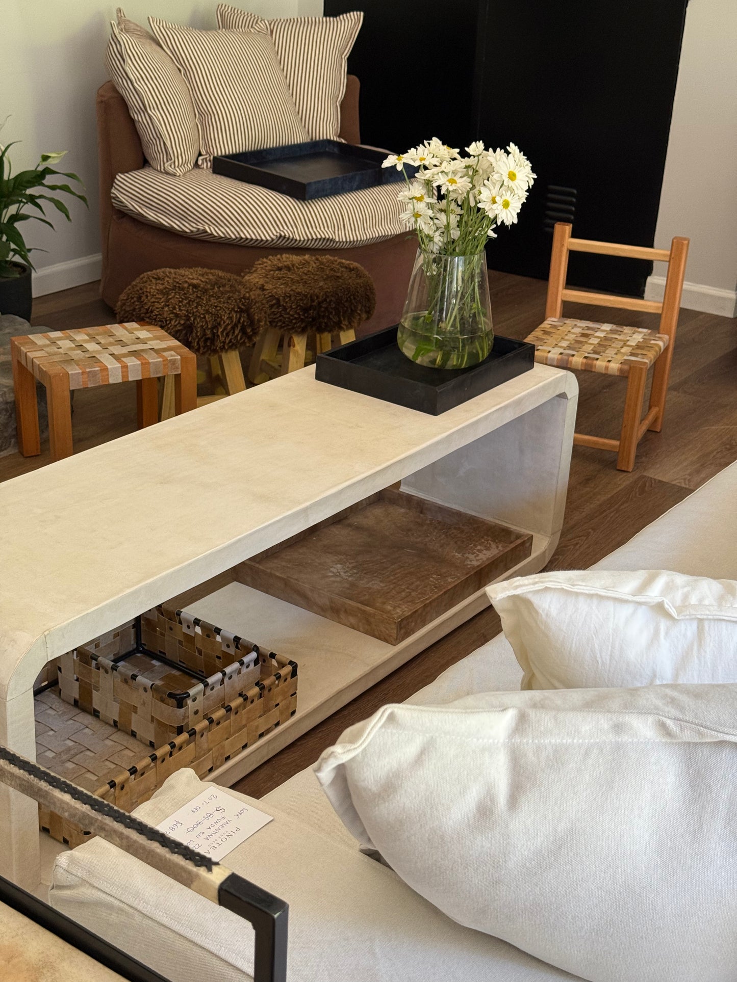 Mesa Sur en lonja 150*40