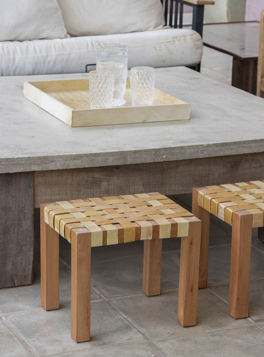 Banco Trenza en Lonja natural