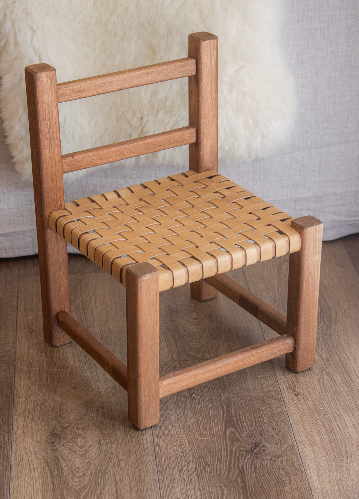 Sillita Trenza en suela