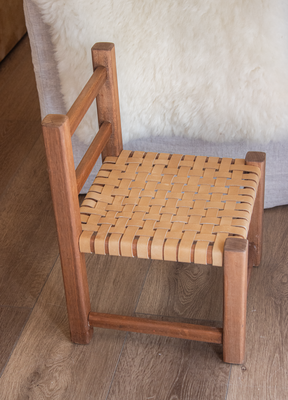 Sillita Trenza en suela